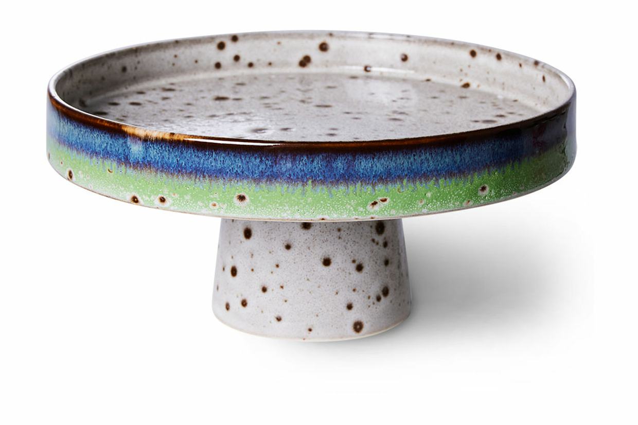 70s ceramics: bowl on base, comet