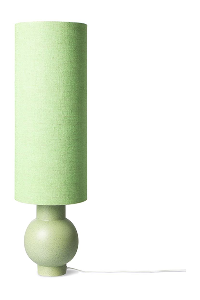 Ceramic lamp base pistachio green
