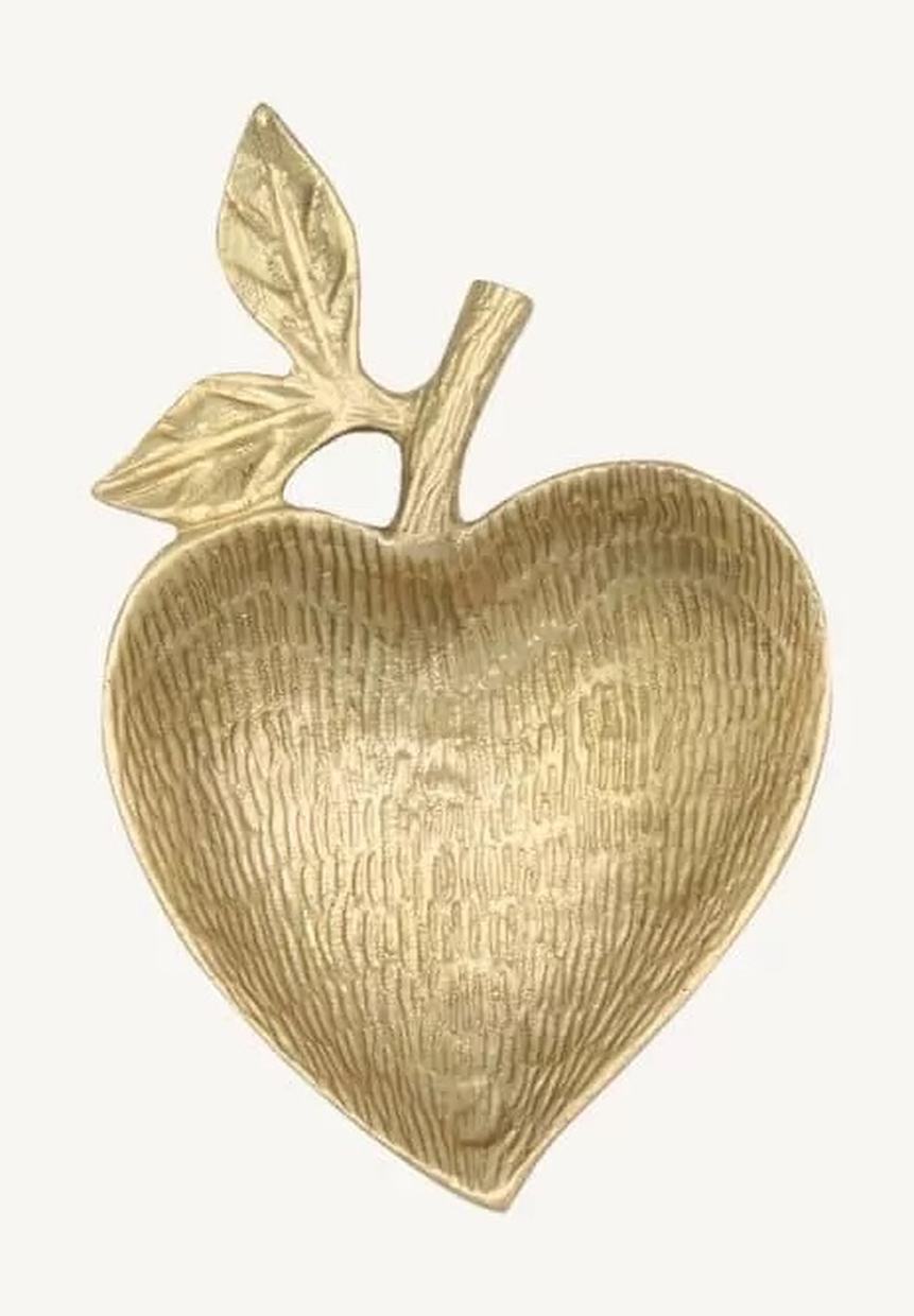 Plate Apple jewelry brass