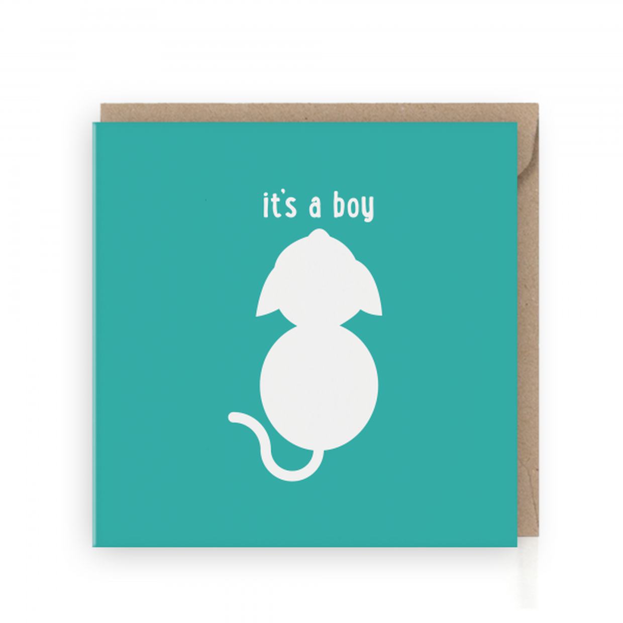 Wenskaart: It's A Boy