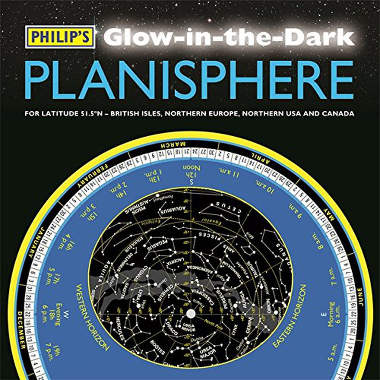Sterrenkaart - Planisfeer Glow-In-the-Dark Planisphere - Planisfeer |