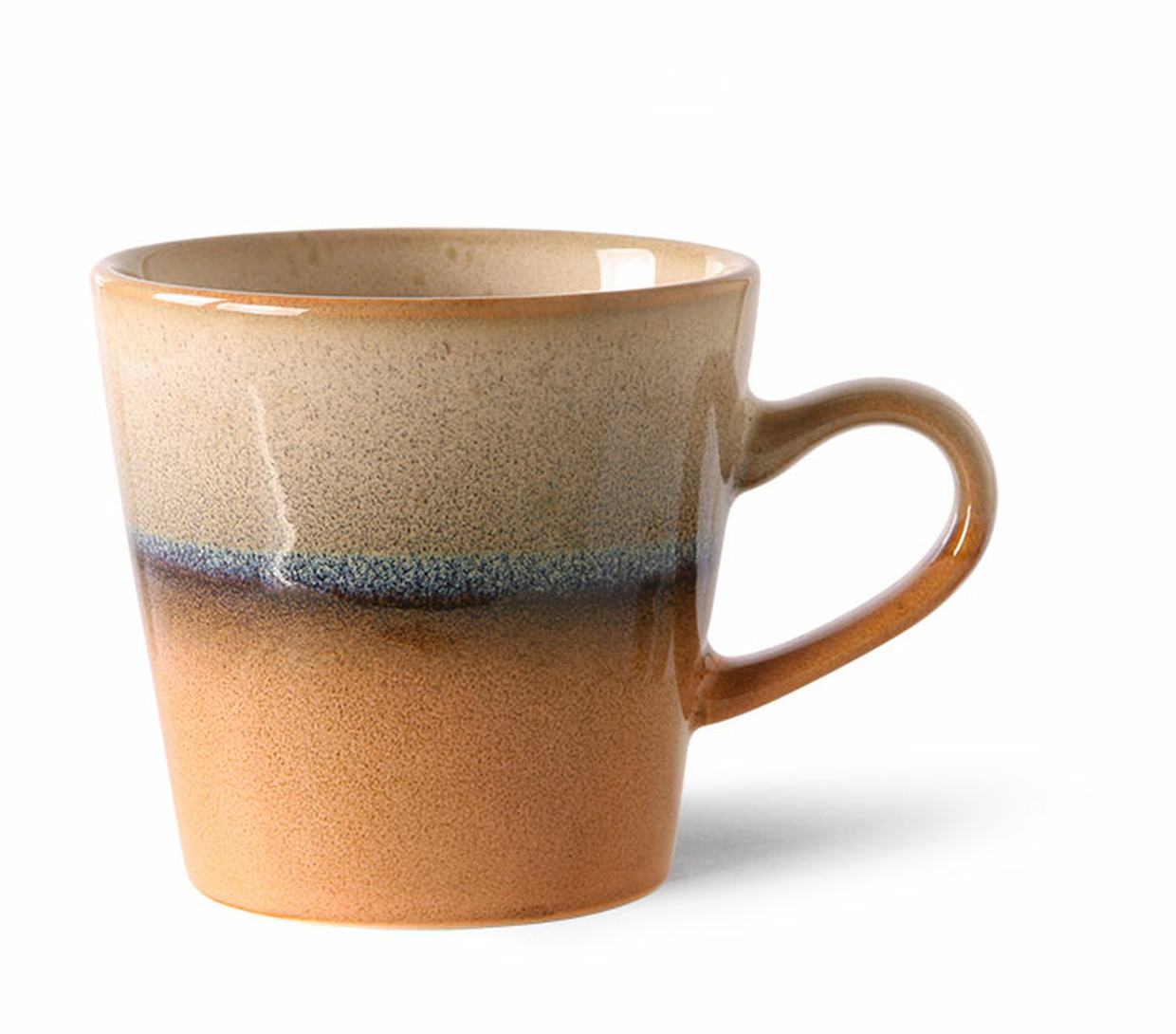 70s ceramics: americano mug, tornado