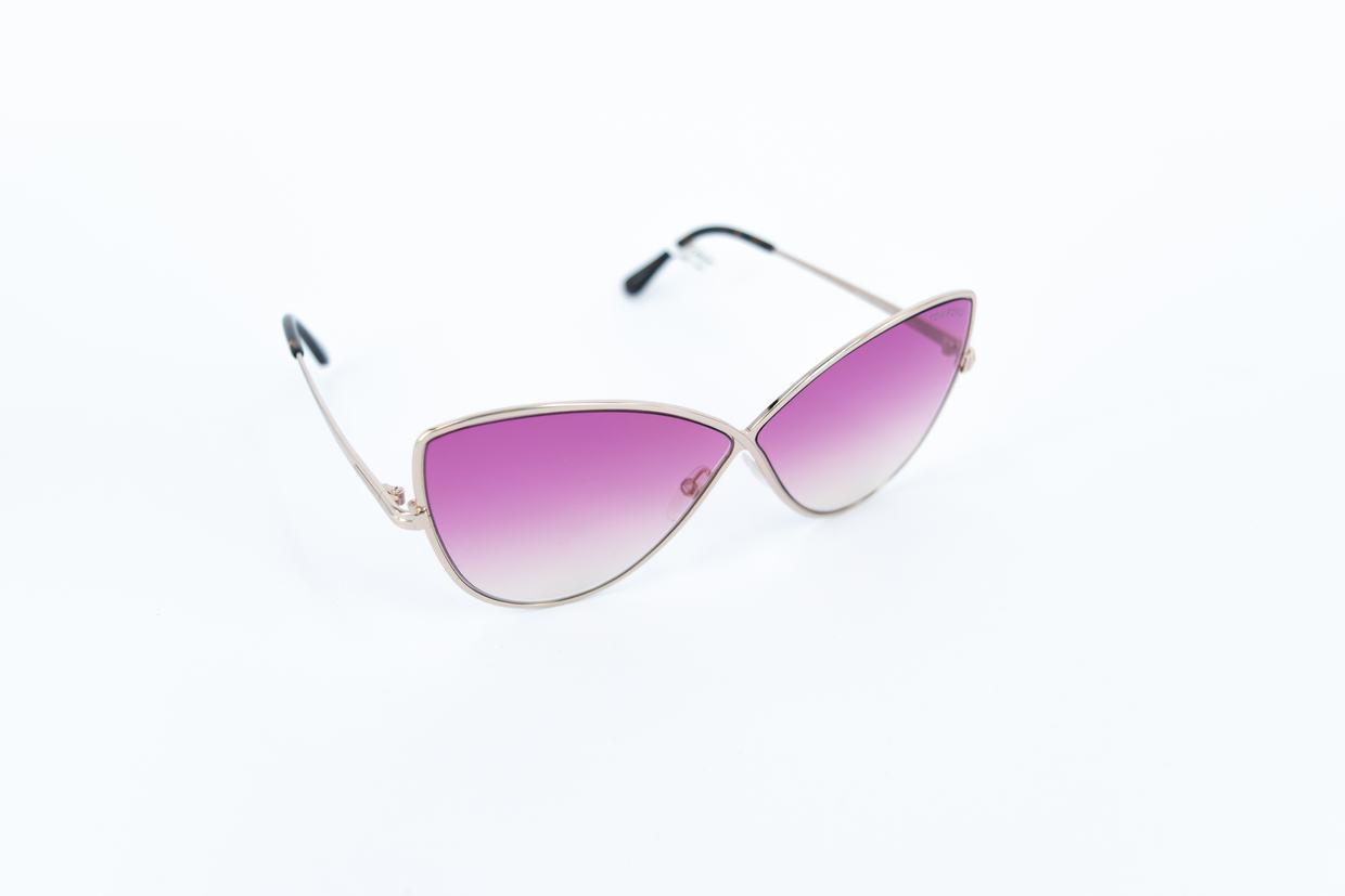 zonnebril 6697 - goud, roze brillenglazen
