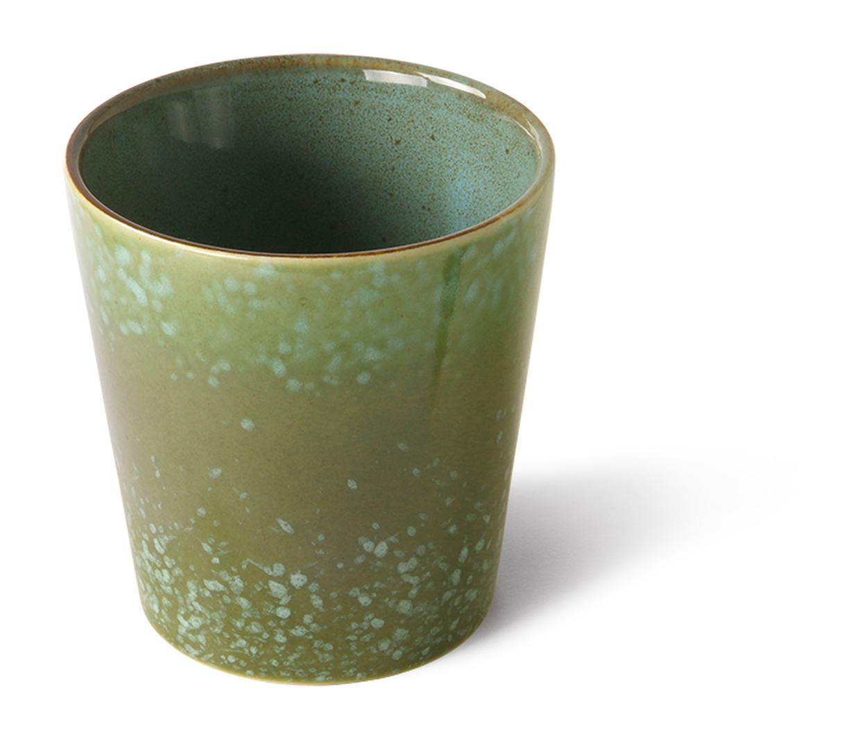 70s ceramics: coffee mug, grass