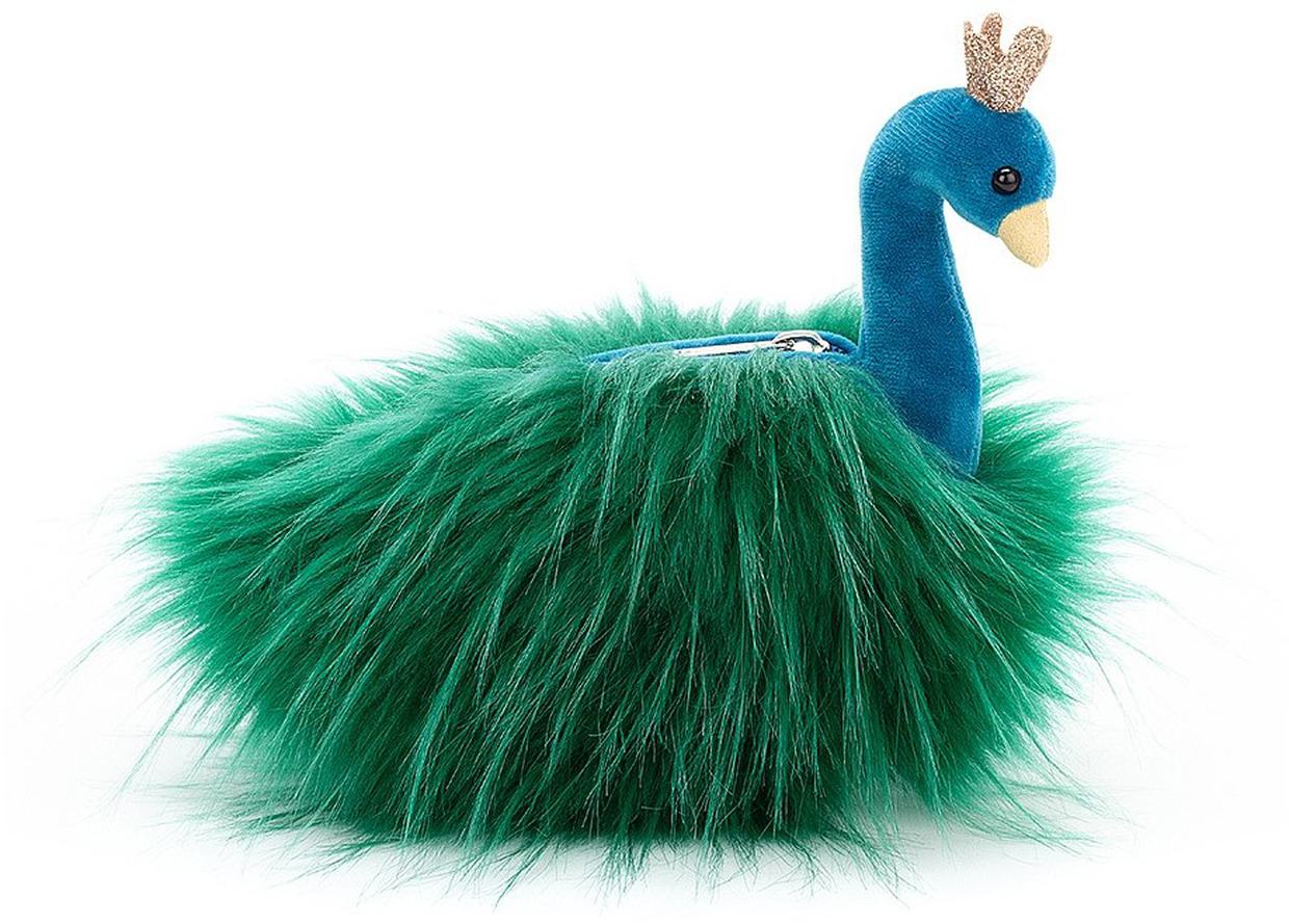 Fancy Peacock Purse - 17cm