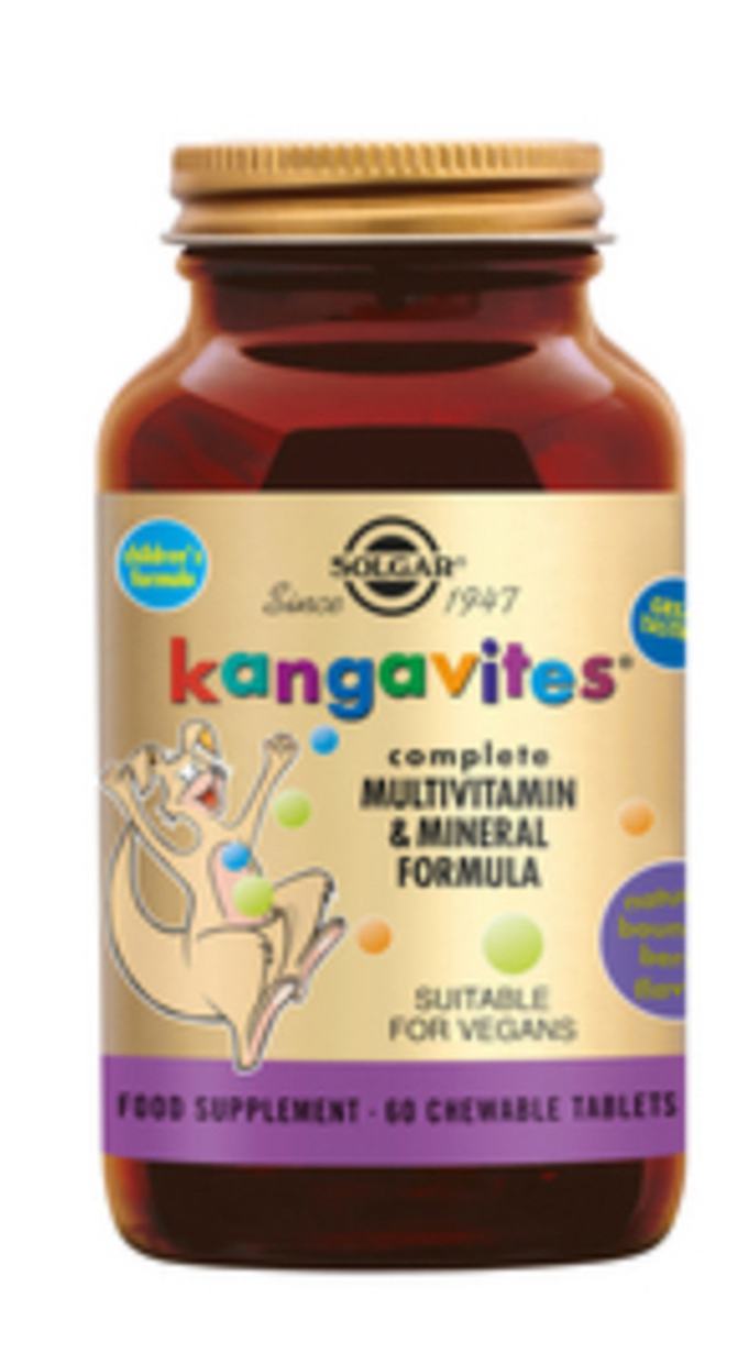 Kangavites Bouncing Berry 60 kauwtabletten (Bosvruchtensmaak)