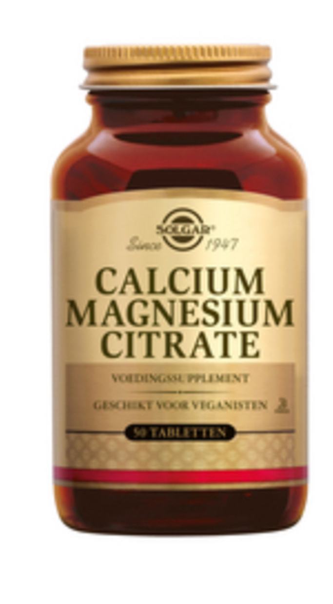 Calcium & magnesium citraat 50 tabletten