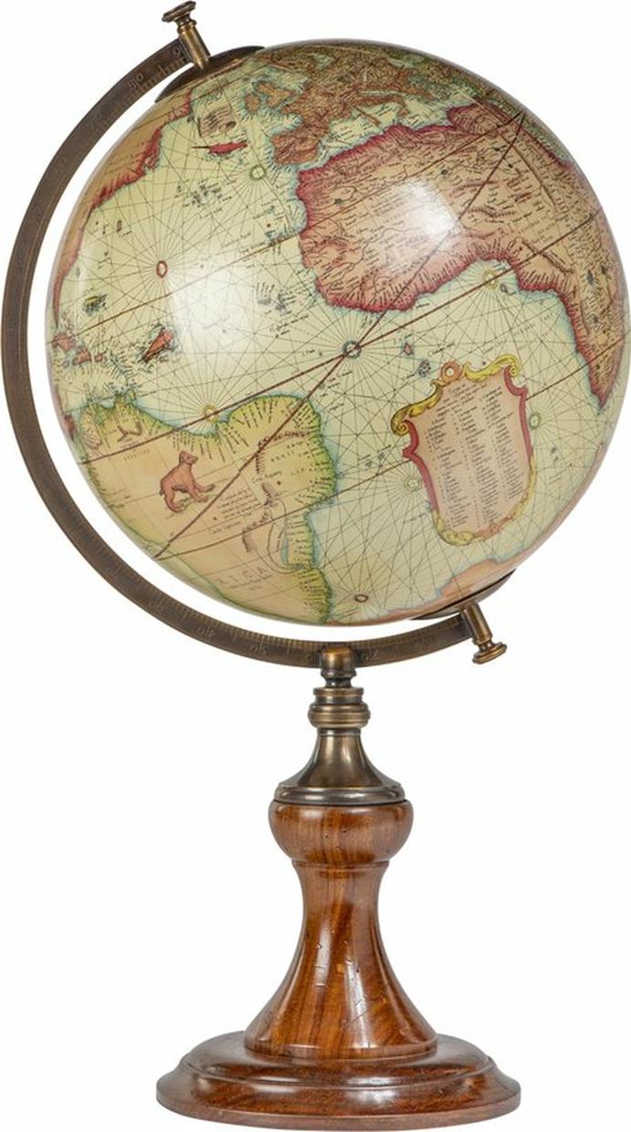 Klassieke wereldbol GL002D Mercator 1541 met klassieke voet | Authenti
